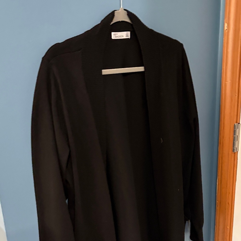 Madison Black Knit Cardigan